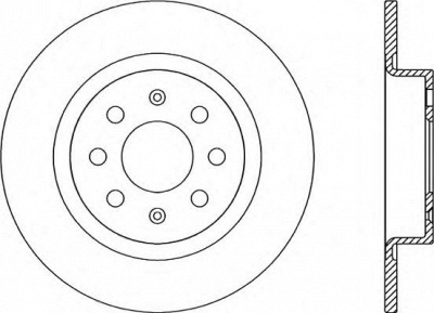 OPEN PARTS bdr224910 -  Тормозной диск